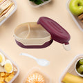 Airtight Food Grade Tiffin Box With 2 In 1 Spoon And 2 Compartment - Shop Gharse
