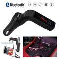 Car G7 With Turbo Charging Lcd Bluetooth Charger Fm Kit Mp3 - Shop Gharse