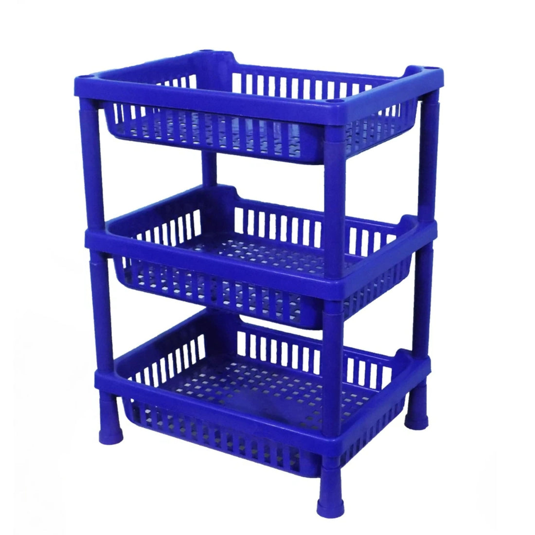 0803 Multipurpose Plastic Storage Rack Oraganiser - 3 Pcs - Shop Gharse