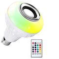 1363 Wireless Bluetooth Sensor 12w Music Multicolor Led Bulb With Remote Controller - Shop Gharse