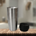 13007 Stainless Steel Vacuum Insulated Coffee Cups Double Walled Travel Mug Car Coffee Mug With Leak Proof Lid Reusable Thermal Cup For Hot Cold Drinks Coffee Tea (850ml Approx) - Shop Gharse