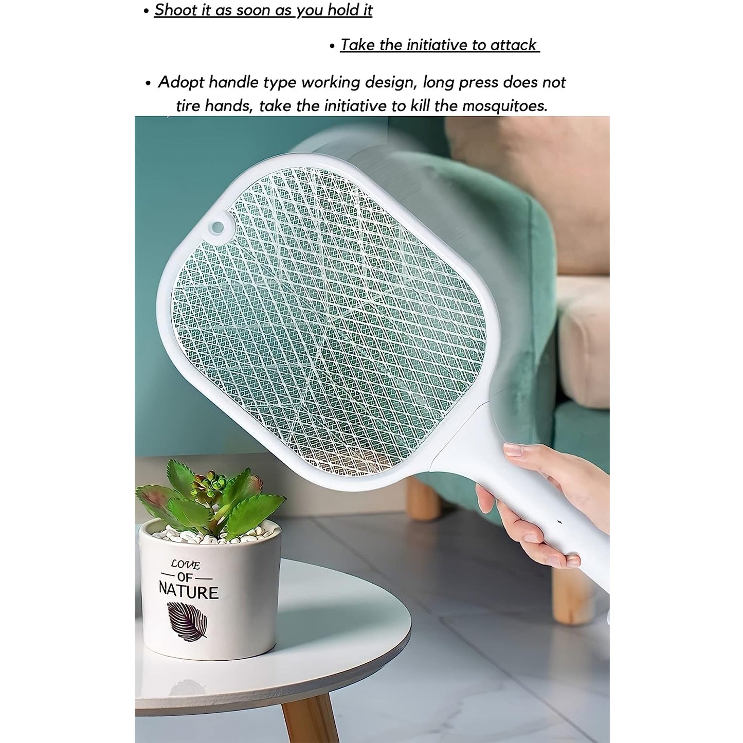 1747 Mosquito Killer Racket  Rechargeable Automatic Electric Fly Swatter  Mosquito Zapper Racket With Uv Light Lamp  Mosquito Swatter With Usb Charging Base  Electric Insect Killer Racket Machine Bat - Shop Gharse