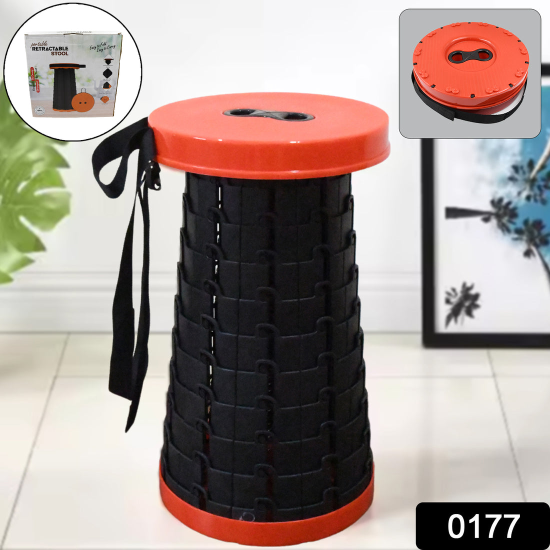 Retractable Folding Stools (1 Pc) - Shop Gharse