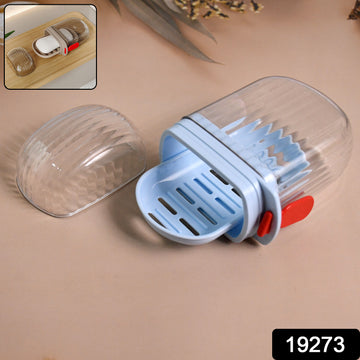 Multifunctional Soap Box With Drain Tray And Lock Clip Sabudani (1 Pc) - Shop Gharse