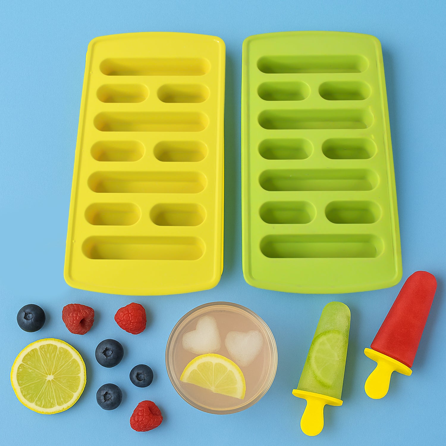 Plastic Ice Cube Tray Set (4 Pc) - Shop Gharse