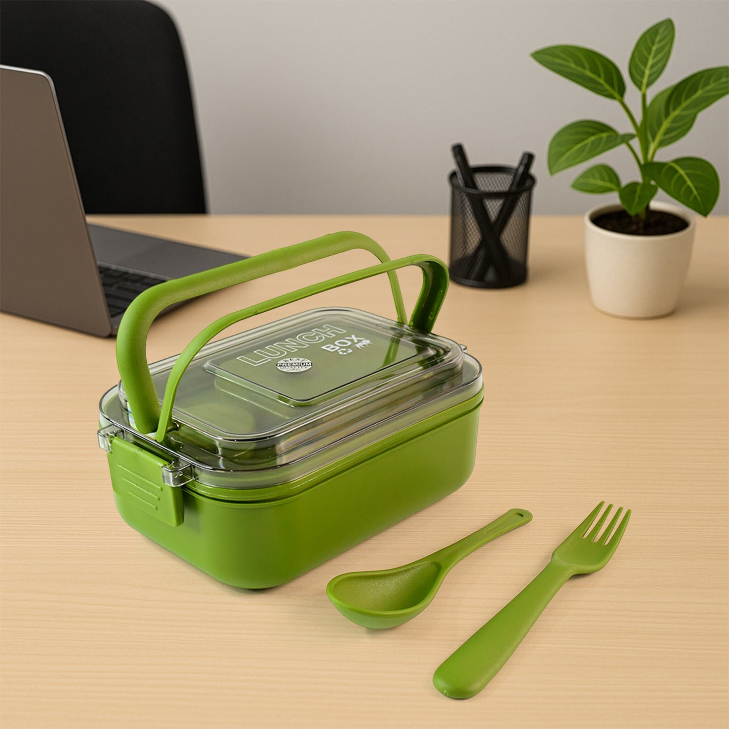 Magic Lunch Box With Leakproof Compartments (1 Pc) - Shop Gharse