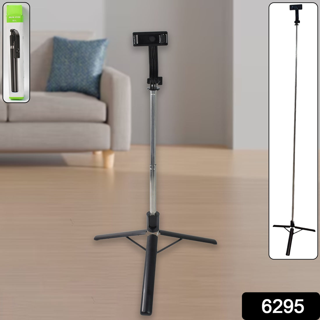 Selfie Stick With Tripod Stand (1 Pc  160 Cm Long Approx) - Shop Gharse