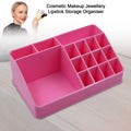 Makeup Organiser Cosmetic Makeup Lipstick Storage Box With Drawer Plastic Case Holder Skin Care Products (1 Pc) - Shop Gharse
