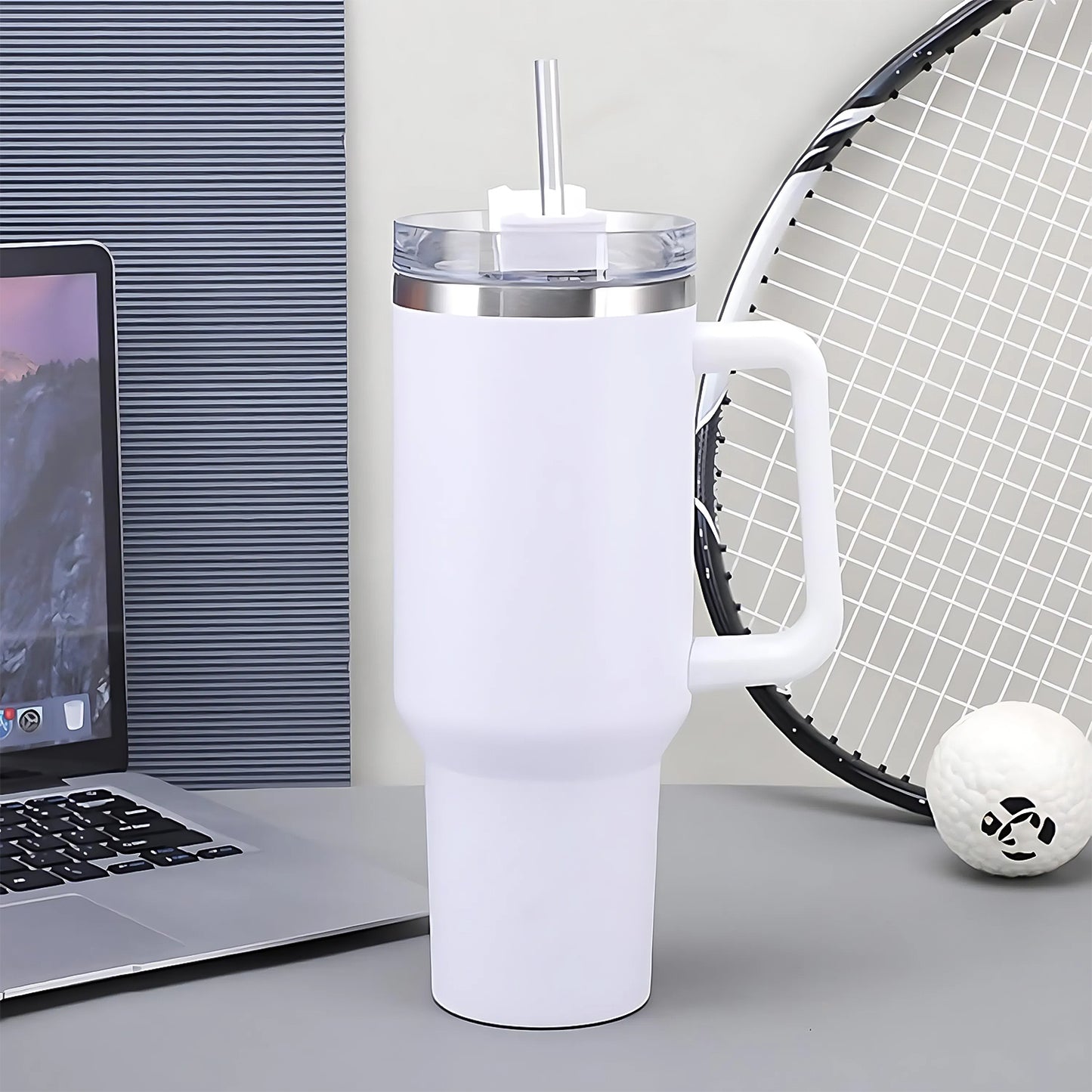 White Extra Large Insulated Travel Mug (1200ml - 1 Pc)