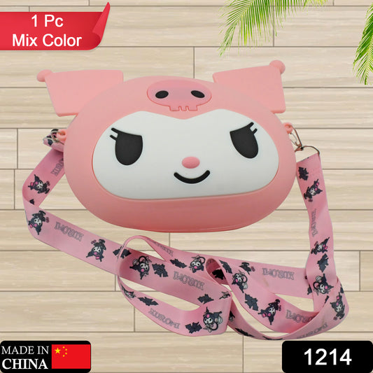 Cute Cartoon Girls Backpack Shoulder Bag Purse Portable Mini Silicone Handbag Girls Childrens Bagpurse For For Girls Women Gift Girls Bag Accessories (1 Pc Mix Color ) - Shop Gharse