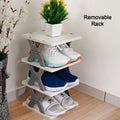 9097 Smart Shoe Rack With 6 Layer Shoes Stand Multifunctional Entryway Foldable  Collapsible Door Shoe Rack Free Standing Heavy Duty Plastic Shoe Shelf Storage Organizer Narrow Footwear Home - Shop Gharse