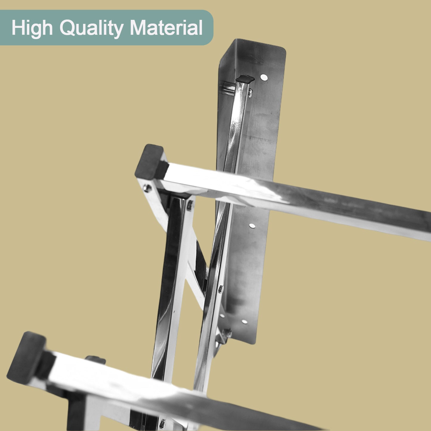 Stainless Steel Wall-mounted Folding Clothes Drying Rack - Shop Gharse