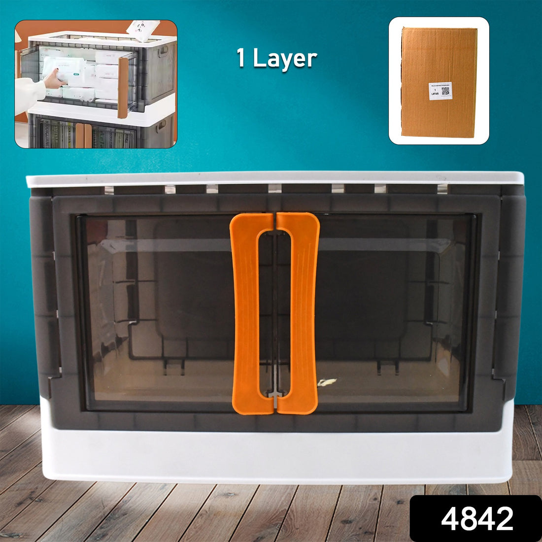 Plastic Folding Wardrobe Storage Organizer (1 Layer  1 Pc) - Shop Gharse