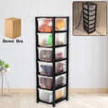 6-layer Modular Plastic Drawer Storage Cabinet - Shop Gharse