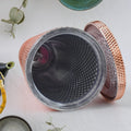 Studded Cup Tumbler Straw Lid - Plastic Double Walled Cold Cup For Iced Coffee - Shop Gharse