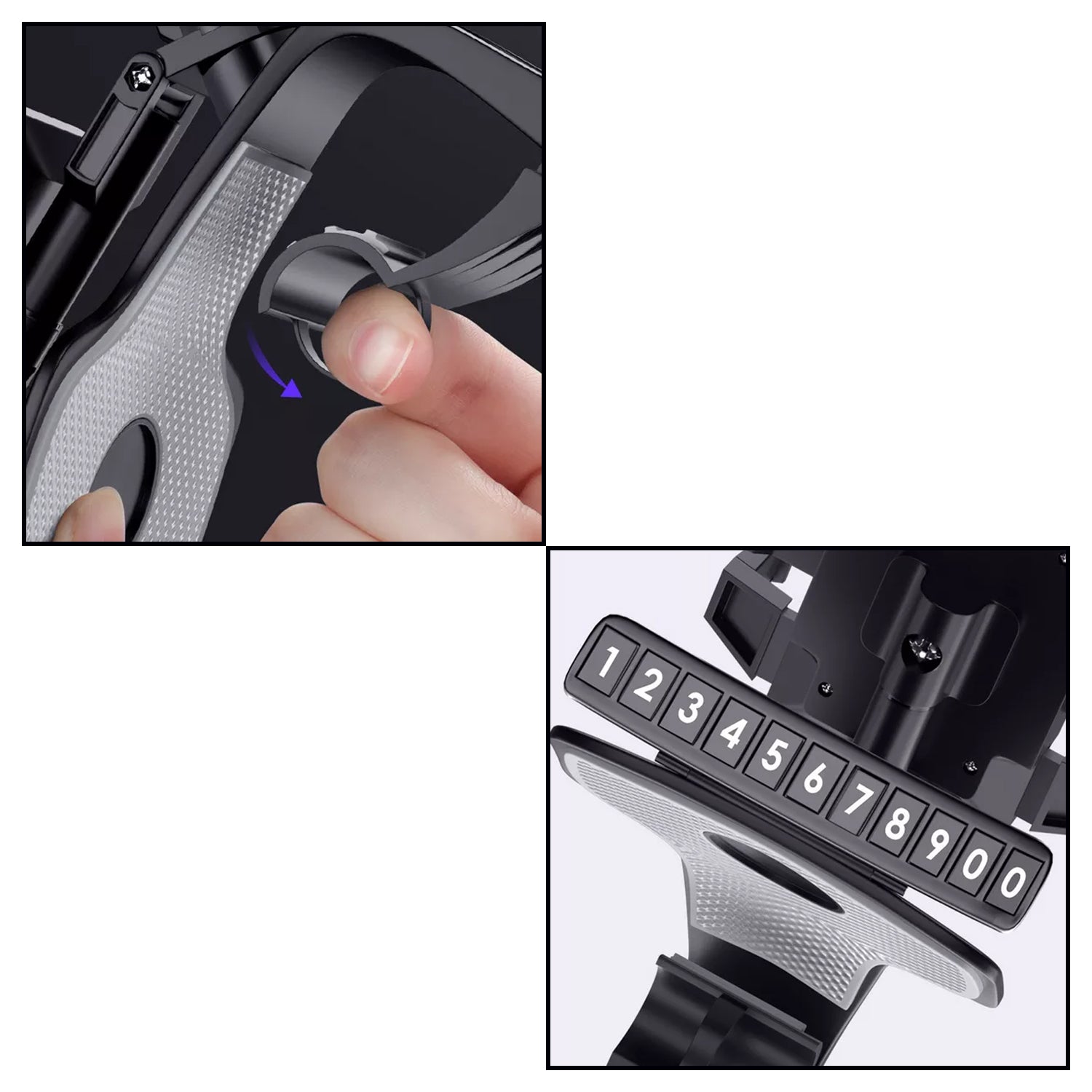 6281 Car Mobile Phone Holder Mount Stand With 360 Degree. Stable One Hand Operational Compatible With Car Dashboard. - Shop Gharse