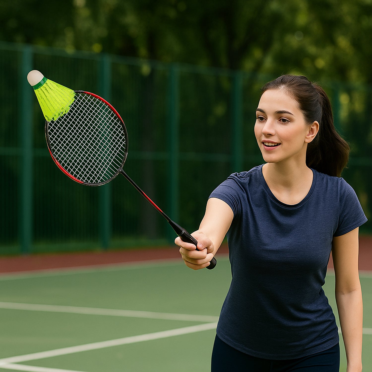 Premium Plastic Badminton Shuttlecock Set (10 Pcs) - Shop Gharse