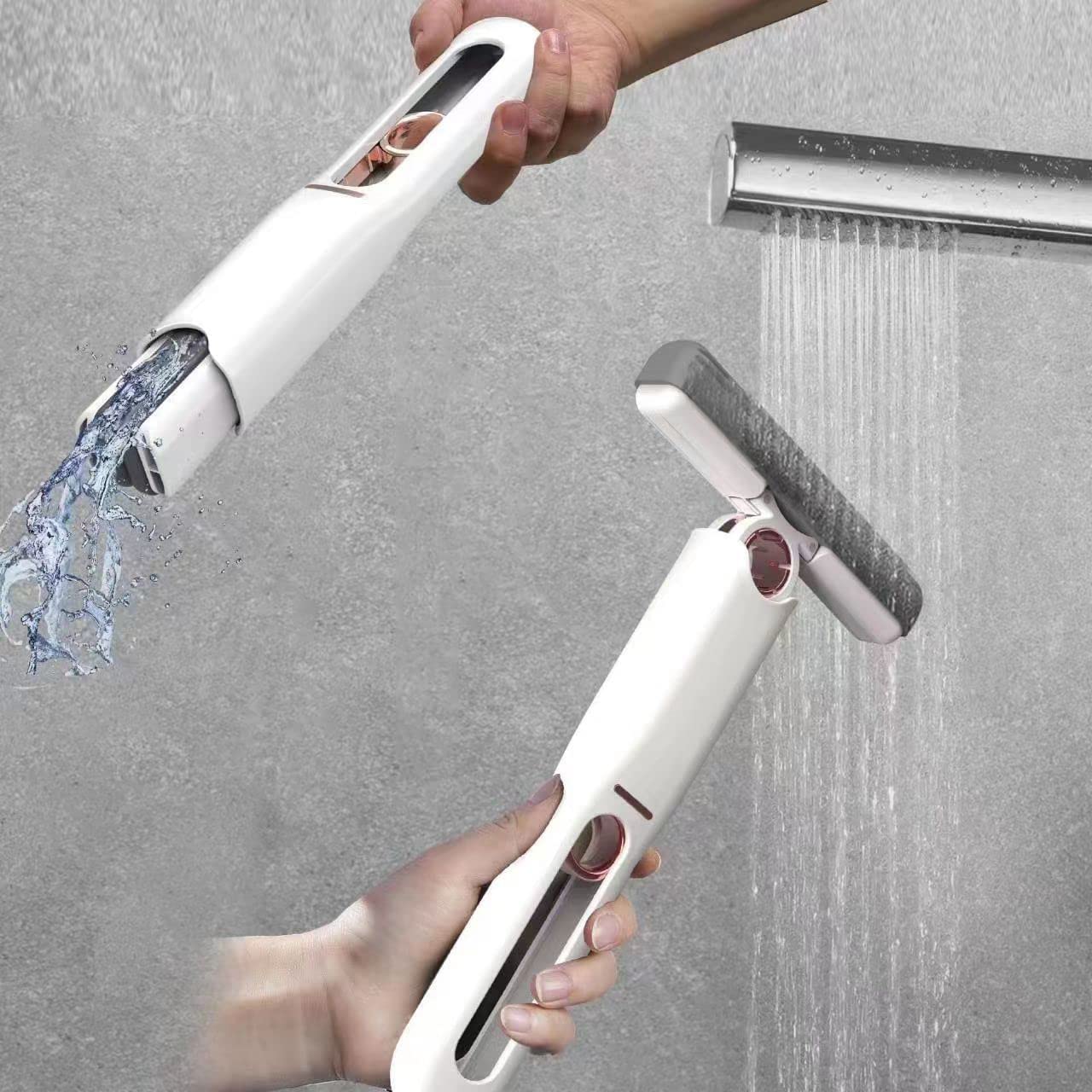 4707 Portable Self-squeeze Short Mop Mini Hand Wash-free Strong Absorbent Mop With 1 Cotton Head Cleaning Sponge For Bathroom Kitchens Table - Shop Gharse