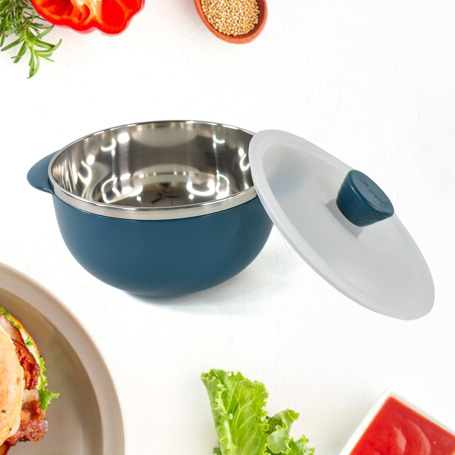 Apex Microwave-safe Serving Bowl 3 Pcs Set (700ml 1000ml 1400ml) - Shop Gharse