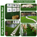 0612 Artificial Grass For Balcony Or Doormat Soft And Durable Plastic Turf Carpet 58x38cm - Shop Gharse