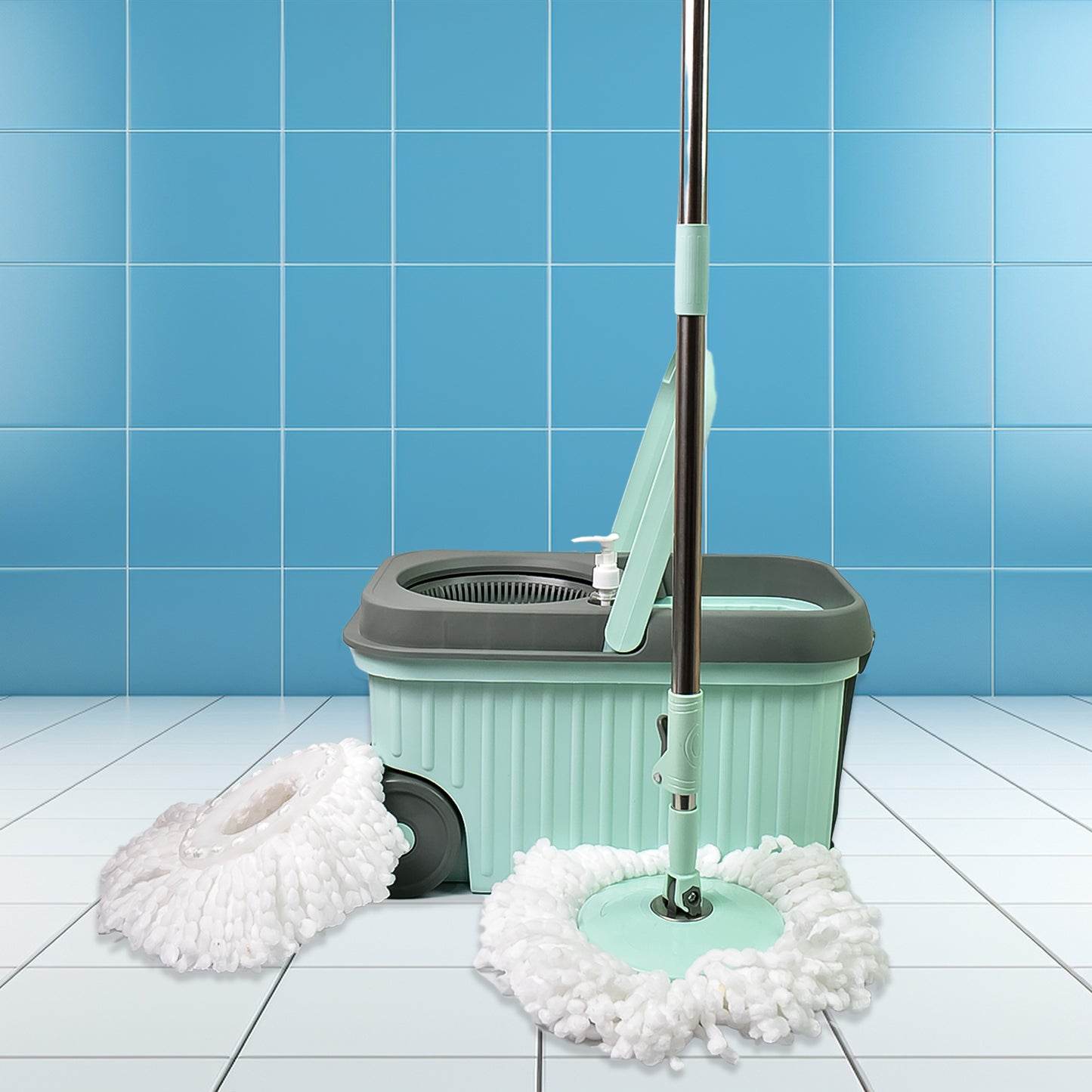 Ganesh Speedo Plastic Spin Mop (1 Set) - Shop Gharse