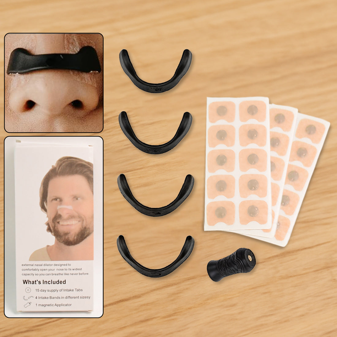 Nasal Strip Starter Kit - Boost Oxygen Intake Reduce Snoring (1 Set) - Shop Gharse