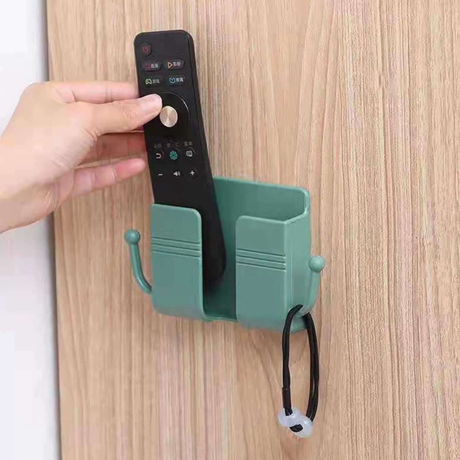 6201 1 Pc Wallmount Mobile Stand With Hook Design Used In All Kinds Of Places Including Household And Many More As A Hanging Support For Cloths And Stuffs Purposes. - Shop Gharse