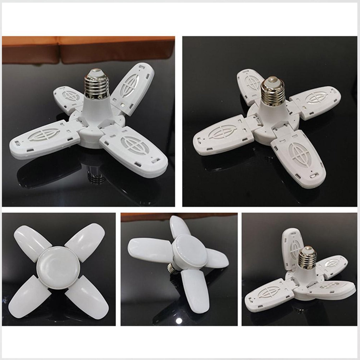6179 Fan Blade Led Bulb 28v Foldable Led Blade Fan Bulb ( 1 Pc ) - Shop Gharse