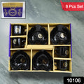A One Ceramic Tea  Cups  Mug Set With Leaf Shape Serving Bowl (8 Pcs Set) - Shop Gharse