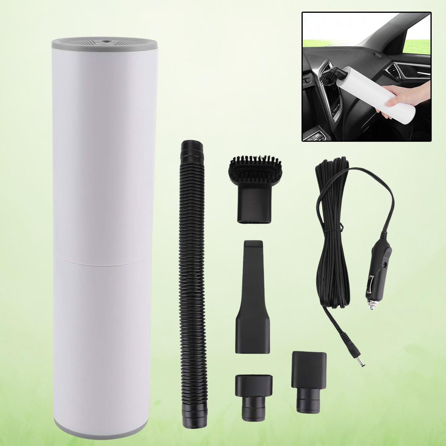 Handheld Vacuum Cleaner - Mini Portable Car Vacuum Cleaner (1 Set) - Shop Gharse