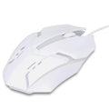 Usb Wired Mouse Gaming Mouse Colorful  Lighting Luminous  (1 Pc  Wihte) - Shop Gharse