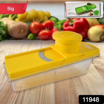 Big Multipurpose Vegetable And Fruit Slicer (Yellow  1 Pc) - Shop Gharse