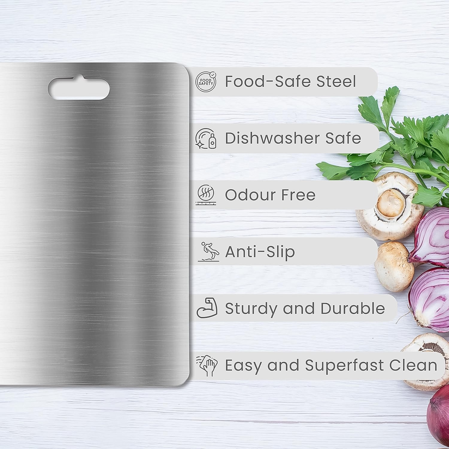 Stainless Steel Vegetable  Fruit Cutting Chopping Board (3120 Cm  1 Pc) - Shop Gharse