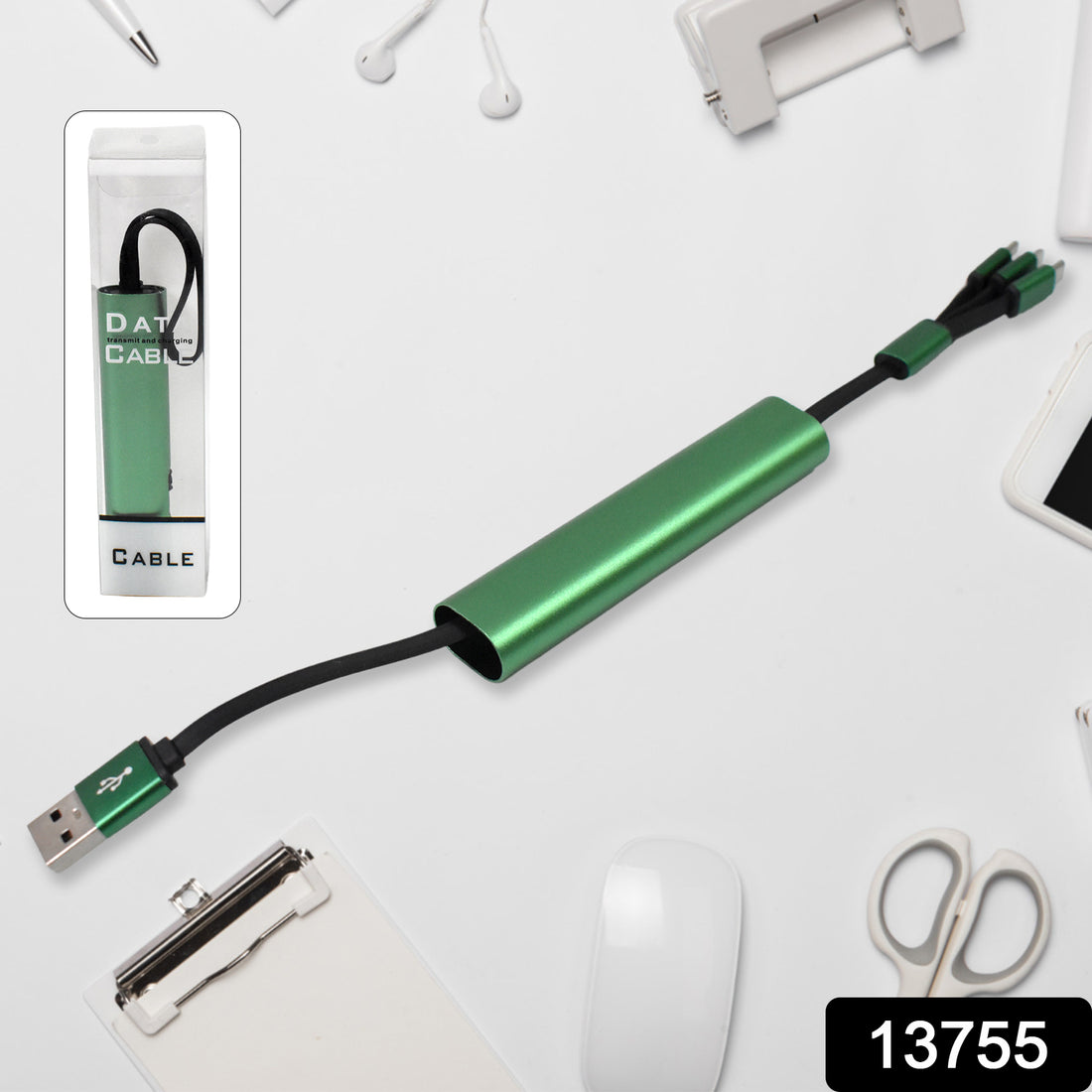 Charging Cable 3 In 1 Extendable Data Transmit  Charging Cable (1 Pc) - Shop Gharse
