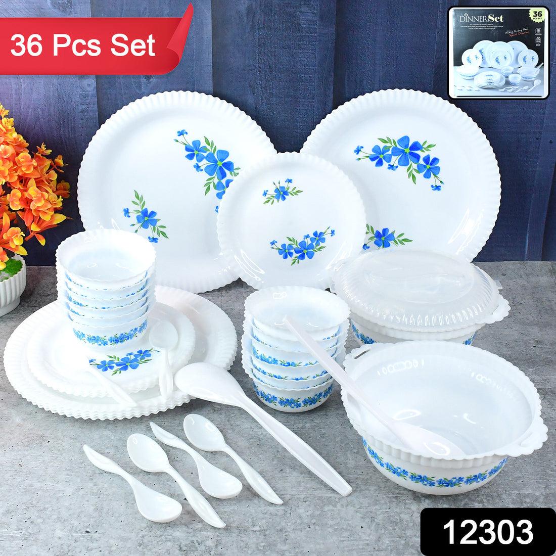 Premium Dinner Set (36 Pc) - Shop Gharse