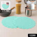 Silicone Round Heat Resistant Mat (2 Pc Set) - Shop Gharse