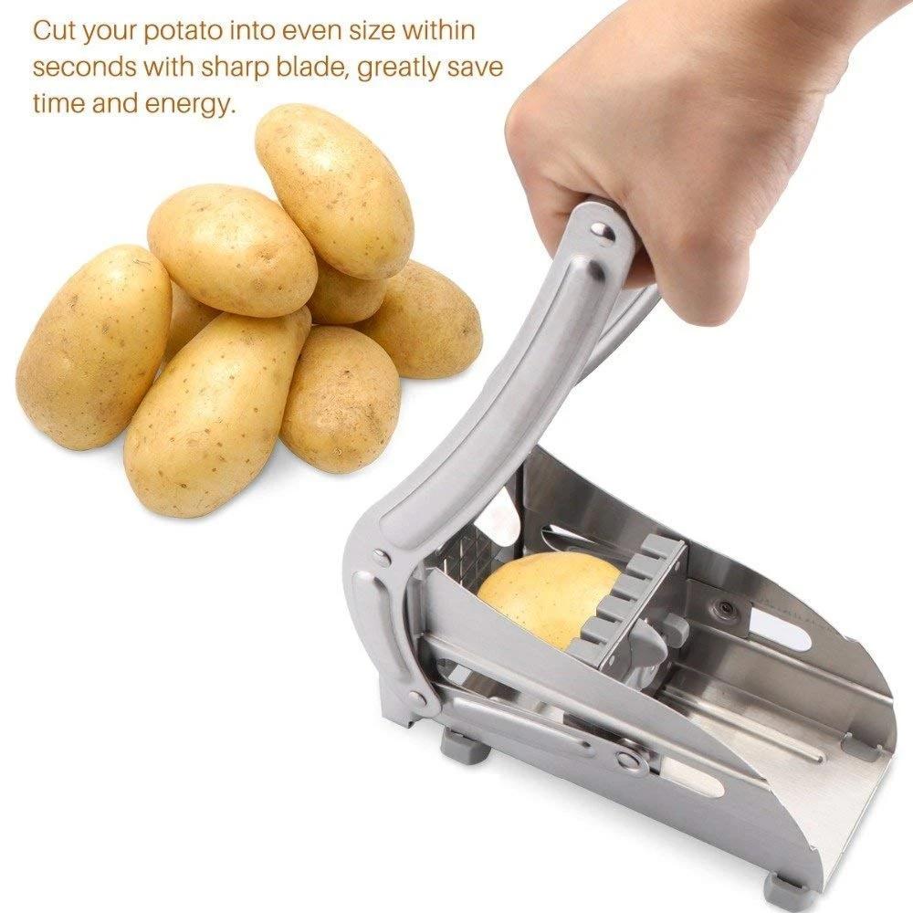 0083a French Fries Potato Chips Strip Cutter Machine With Blade - Shop Gharse