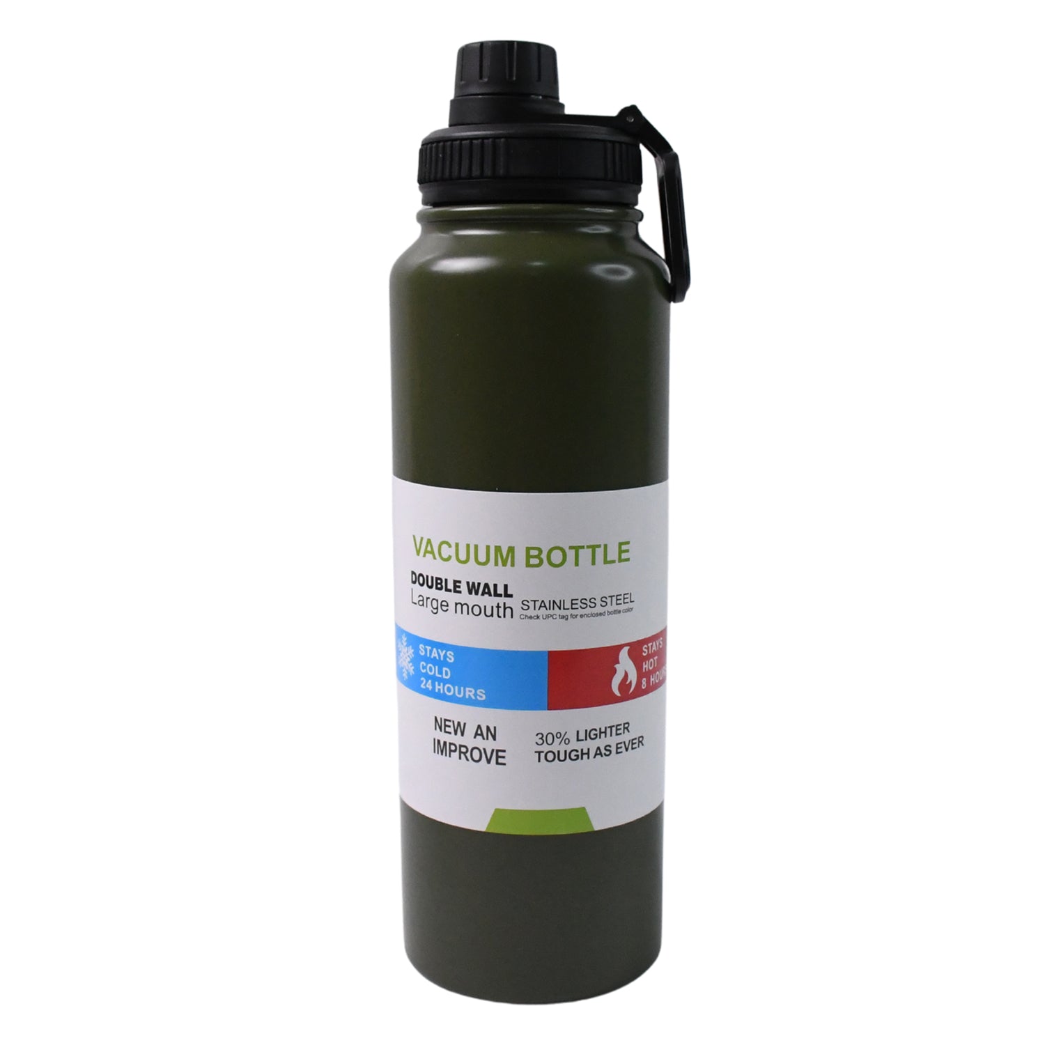Stainless Steel Double Wall Vacuum-insulated Drink Water Bottle (1000 Ml  Mix Color) - Shop Gharse
