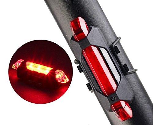 1561 Rechargeable Bicycle Front Waterproof Led Light (Red) - Shop Gharse