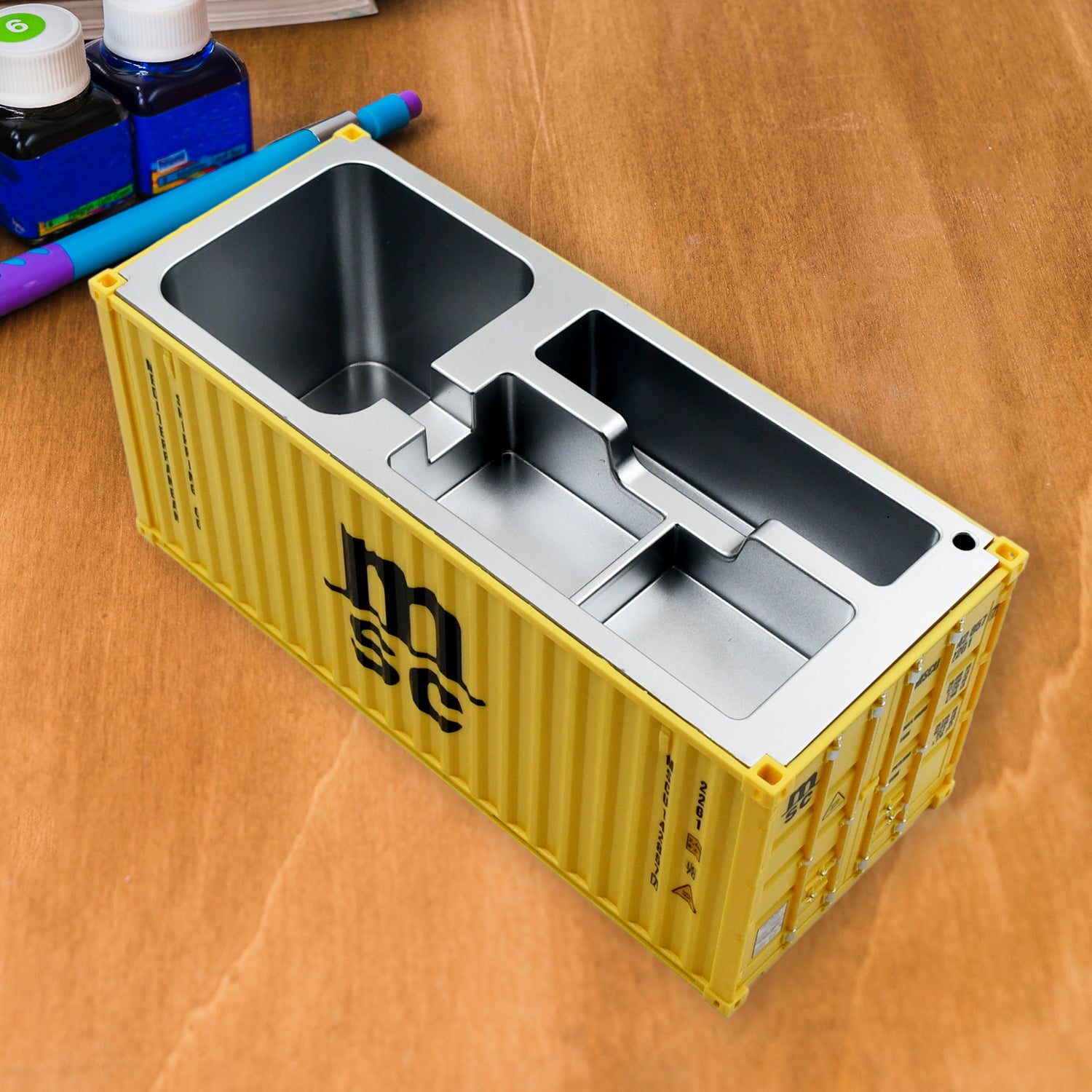 Shipping Container Pen Holder Shipping Container Model Pen Name Cardholder Simulated Container Model For Business Gift - Shop Gharse
