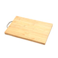2315 Thick Wooden Bamboo Kitchen Chopping Cutting Slicing Board With Holder For Fruits Vegetables Meat - Shop Gharse