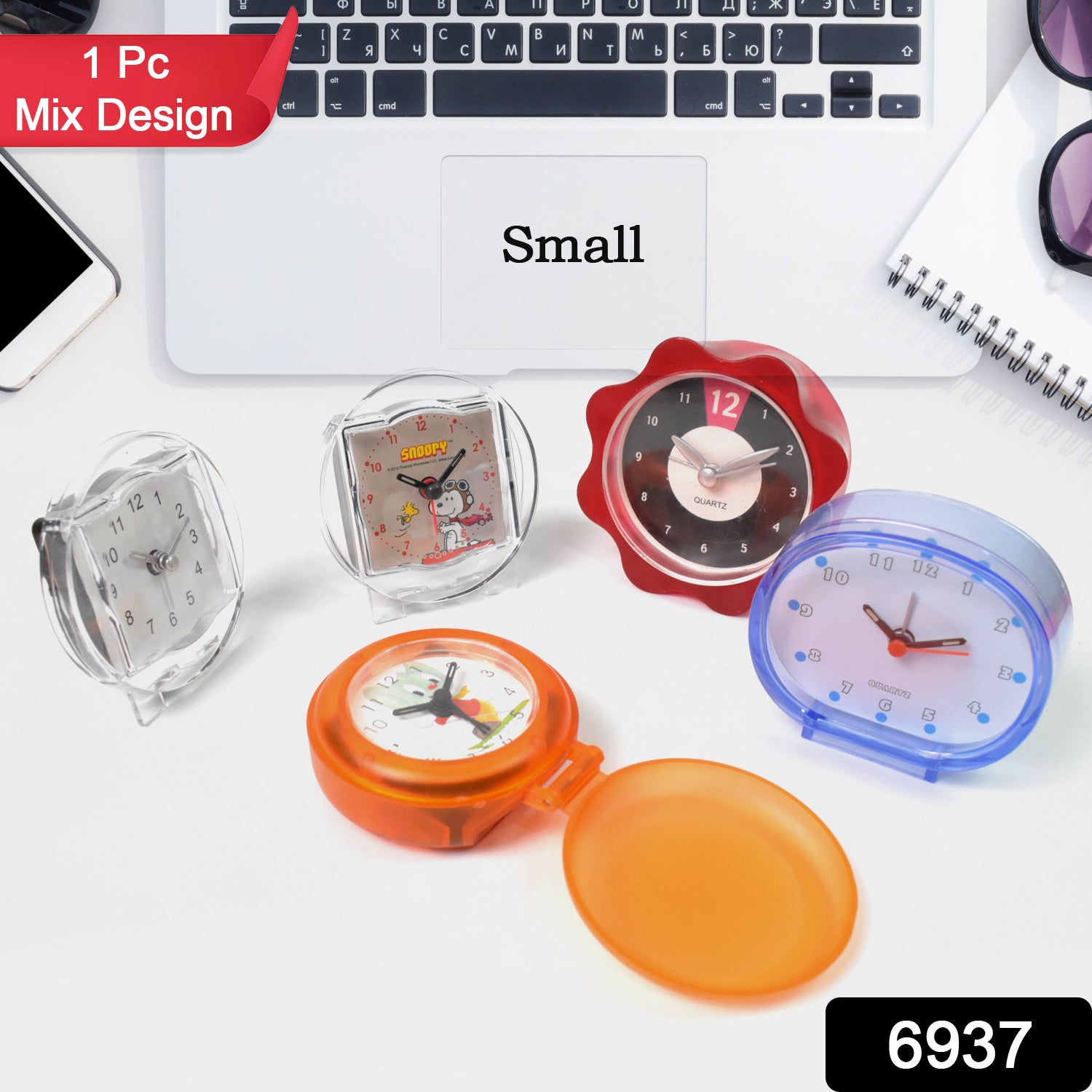 Small Wall Clock  Table Clocks For Every Room (Mix Design 1 Pc) - Shop Gharse