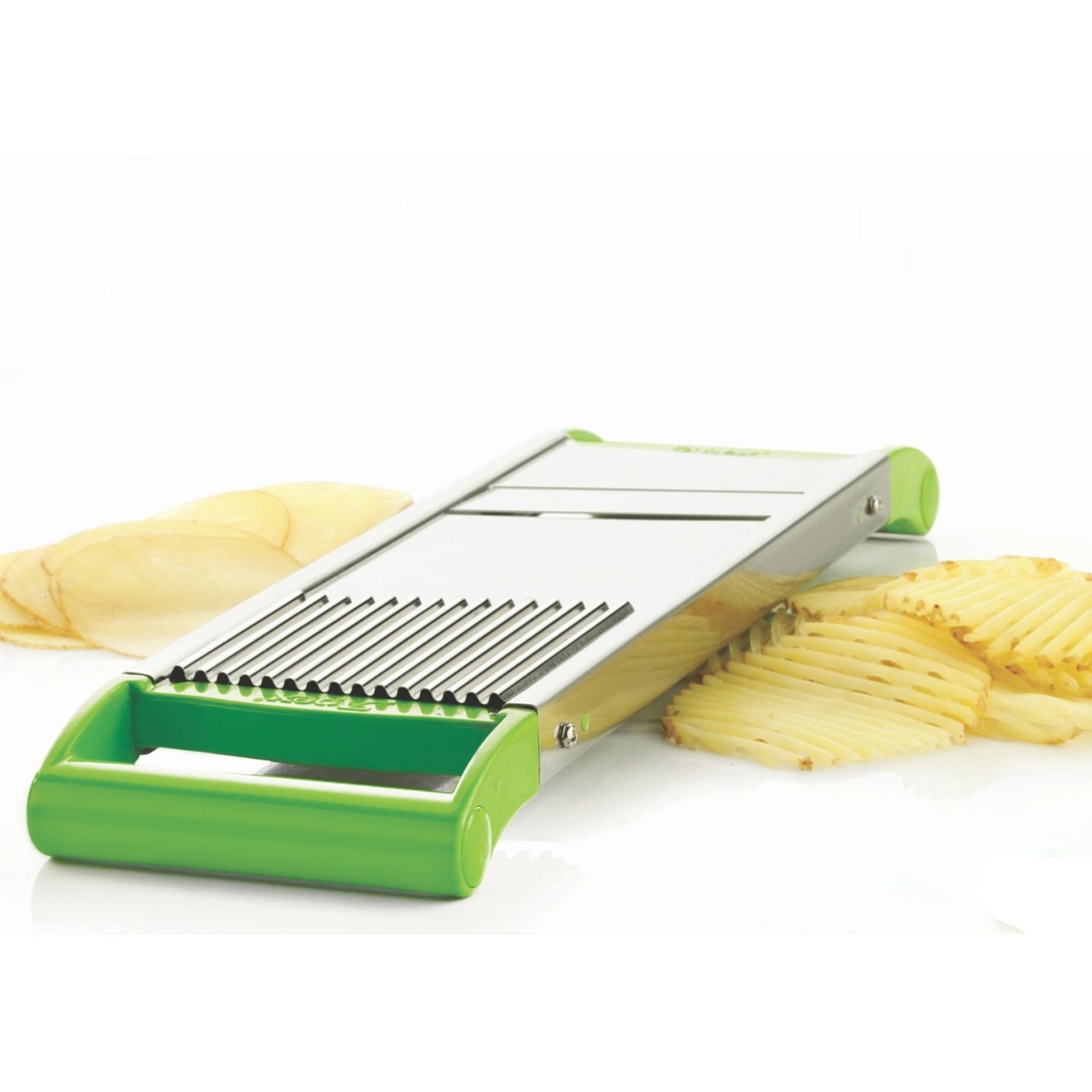 Apex Stainless Steel Vegetable Slicer (2-in-1) - Shop Gharse