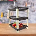 Apex Big Multi Use Plastic Storage Rack  3-tier (1 Pc) - Shop Gharse