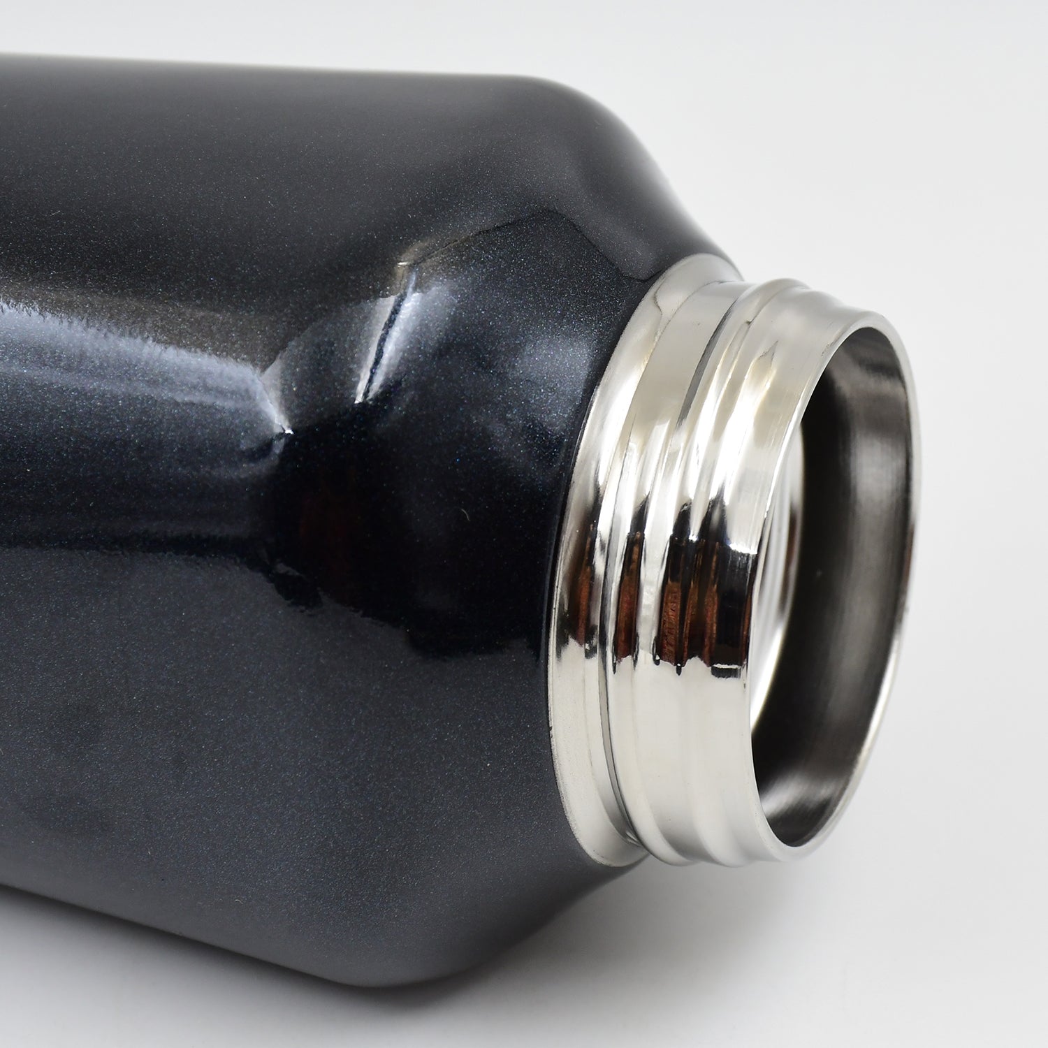 Thermos Steel Bottle Push Button  Fashion Cup Temperature Display Bottle (420 Ml) - Shop Gharse