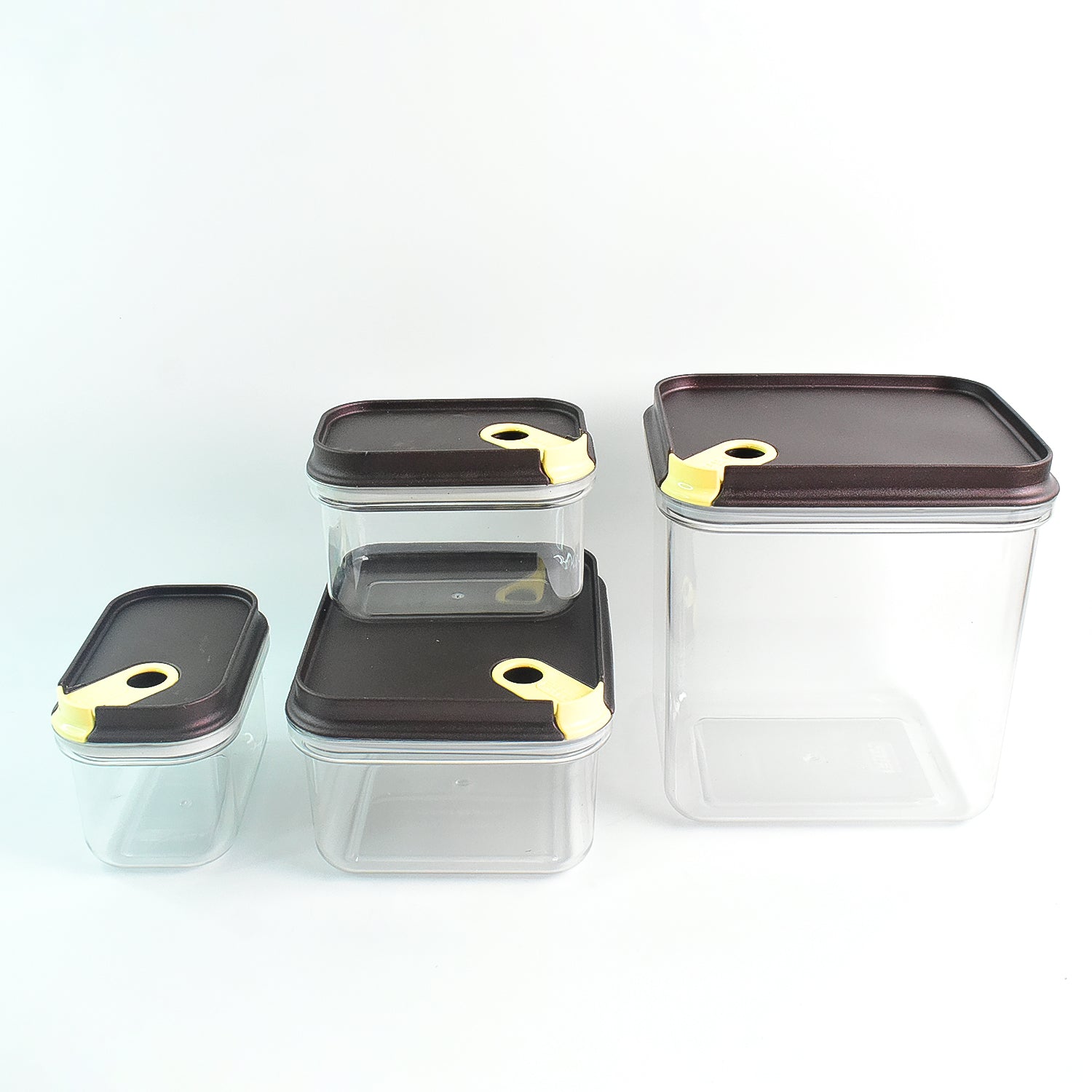 Ritu Push N Lock Airtight Food Storage Container Set (4 Pc) - Shop Gharse