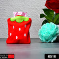 6516 Strawberry Small Hot Water Bag With Cover For Pain Relief Neck Shoulder Pain And Hand Feet Warmer Menstrual Cramps. - Shop Gharse