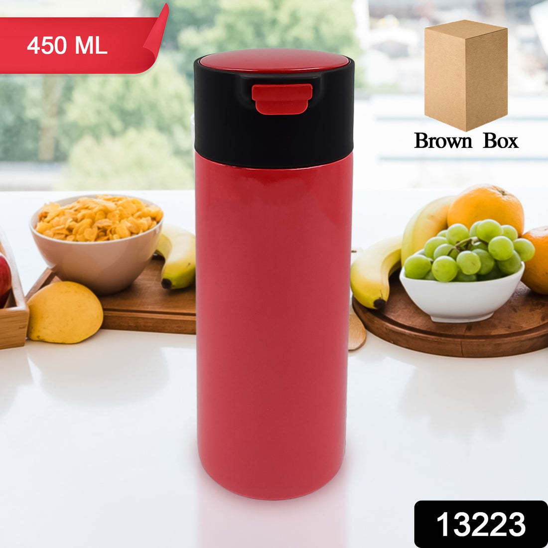 Insulated Vacuum Stainless Steel Water Bottle (450 Ml) - Shop Gharse