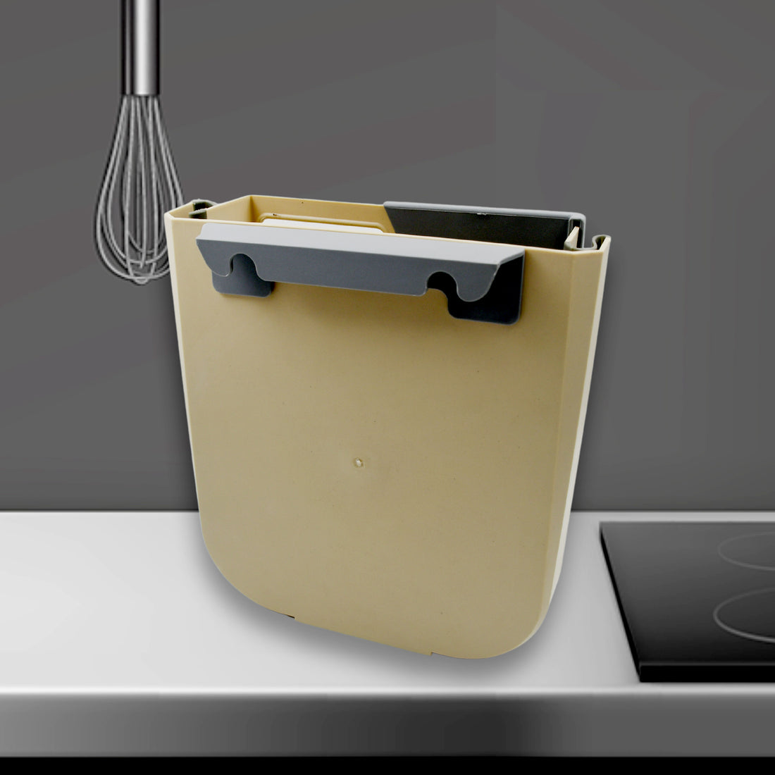 Hanging Trash Can For Kitchen Cabinet Door Small Collapsible Foldable Waste Bins Hanging Trash Holder For Bathroom Bedroom Office Car Portable - Shop Gharse