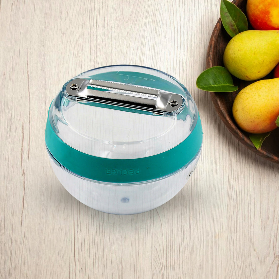 10030 Multifunctional Round Shape Peeler With Container Removable And Washable Storage Type Vegetable Fruit Peeler For Kitchen (1 Pc  Mix Color) - Shop Gharse